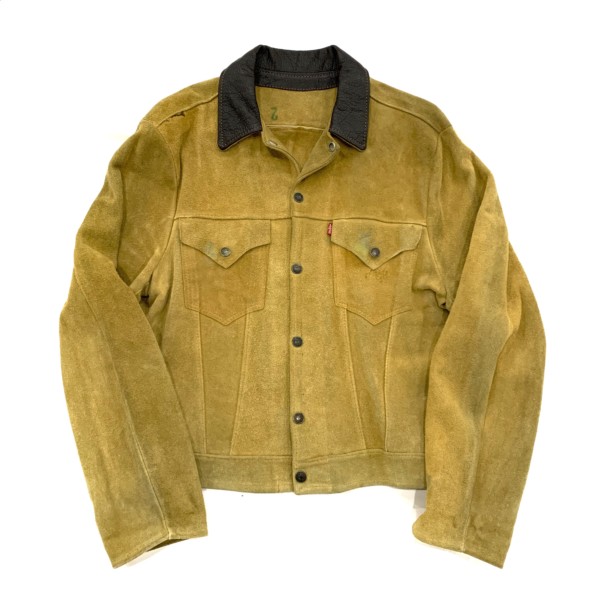 1950s LEVI'S SHORT HORN 3rd suede jacket
